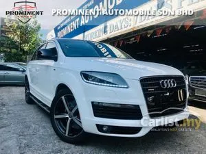 AUDI Q7  S-LINE NEW FACELIFT WTY 2023 2012,CRYSTAL WHITE IN COLOUR,POWER BOOT,2 DVD PLAYERS,S-LINE SEATER,ONE DATO OWNER