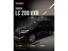 2019 Toyota Land Cruiser 4.5 200 VX-R SUV Black Hitam LC LC200 200VXR VXR
