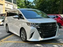2023 Toyota Alphard 2.5 Z MPV TWIN SRUNROOF 360 CAMERA DIM BSM PILOT SEAT
