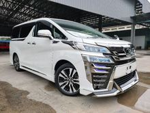 2018 Toyota Vellfire 3.5 ZG 3LED PCS LTA DIM Modelista B/kits Unregister