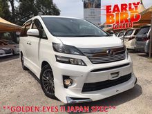 2014 TOYOTA VELLFIRE 2.4(A)GOLDEN EYES II JAPAN SPEC**FULL LOAN AVAILABLE**WE ARE SPECIALIST FOR MPV RECOND CAR**MORE THAN 200 UNTIS TO BE CHOOSE**