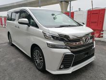 (CHEAPEST PRICE IN TOWN) 2015 Toyota Vellfire 2.5 Z G Edition MPV