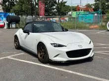 2023 Mazda Roadster MX-5 1.5 S Leather Package (M) Bose Sound, Rays TE37sonic, Tein Suspension, HKS Exhaust, Blitz Bar, Bride Seat, Full Car Bodykit