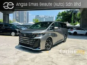 2025 Toyota Vellfire 2.4 Z Premier Turbo JBL Sound System Full Spec Fully Loaded Home Theater UNREGISTER Grade 5A 15,xxx km Light Grey Side Steps
