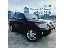 2011 Toyota Land Cruiser 4.5 Full Spec E SUV Black on Beige Hitam