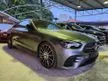 Recon 2021 MERCEDES BENZ E300 2.0 AMG NIGHT EDITION PREMIUM PLUS COUPE FACELIFT Red Black Leather