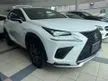Recon 2019 Lexus NX300 2.0 F Sport RED AND BLACK LEATHER SEAT/3LED/BSM/POWER BOOT/SIDE AND BACK CAMERA