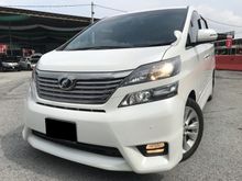 2010 Toyota Vellfire 2.4 Z Platinum ZP 7SEAT 2 P/DOOR P/BOOT P/START WARRANTY