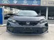 Recon 2021 Honda Civic FL1 1.5 Hatchback, 5k km, FOC 5YR Warranty unlimited mileage