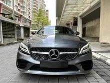 (PRICE DROP) Mercedes-Benz C200 1.5 AMG Line Coupe FREE WARRANTY PACKAGE-UNREGISTERED 2019