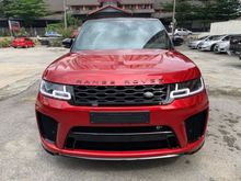 2018 Land Rover Range Rover Sport 5.0 SVR HOT RED UNREG