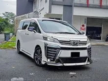 2018 Toyota Vellfire 2.5 ZG MPV