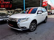 *FULLLOAN* Mitsubishi Outlander 2.4 (A) MIVEC CBU IMPORT BARU PREMIUM SPEC LEATHER POWER SEAT POWER BOOT SUNROOF