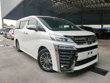 2018 Toyota Vellfire 3.5 Executive Lounge Facelift Demo Car Full Spec Sun Roof JBL Home Theatre Sound System 4 Camera Pre Crash LTA BSM Unregister