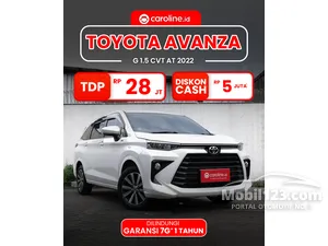 2022 Toyota Avanza 1.5 G MPV