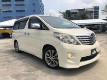 2011/15 Toyota Alphard 2.4 type gold z platinium alpine black interior 7 seater power boot tip top condition