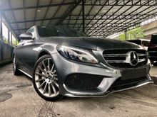 2017 Mercedes-Benz C200 2.0 AMG FULL SPEC BURMESTER PANROOF