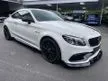 Recon 2019 Mercedes-Benz C63 AMG 4.0 S CoupE UKSPEC/FULL ORIGINAL KIT/PREMIUM PLUS PACKAGE/ONLY 1 IN MALAYSIA/FASTER AND NICER THEN NORMAL C63/SUPER FULLSPE - Cars for sale