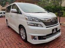 2013 Toyota Vellfire 3.5 V L Edition MPV , FULL SPEC , ORI MILEAGE 25k KM ONLY
