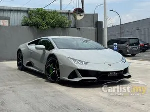 2021 Lamborghini Huracan 5.2 Evo Coupe UNREG RECON UK SPEC TIP TOP CONDITION LOW MILEAGE FRONT LIFTER REVERSE CAM SENSONUM SOUND AMBIENT LIGHT AND MOR
