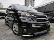 TOYOTA VELLFIRE (Rm1.5k/Monthly)(Buy 1 Free 5)(Max Loan In Town)(#6942)