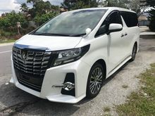2016 Toyota Alphard 2.5 G S C Package MPV PILOT SEAT JBL SOUND SYSTEM SUNROOF MOONROOF MEMORY SEAT POWER BOOT UNREGISTER