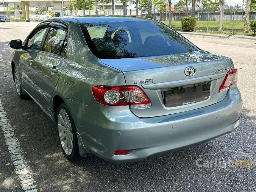 2012 Toyota Corolla Altis E Sedan