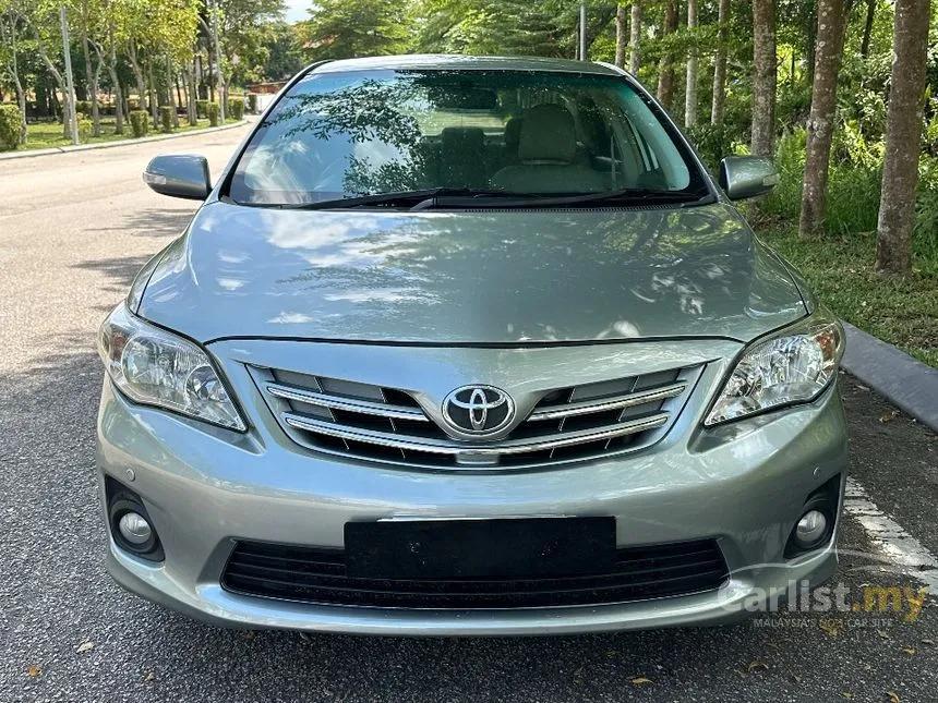 2012 Toyota Corolla Altis E Sedan
