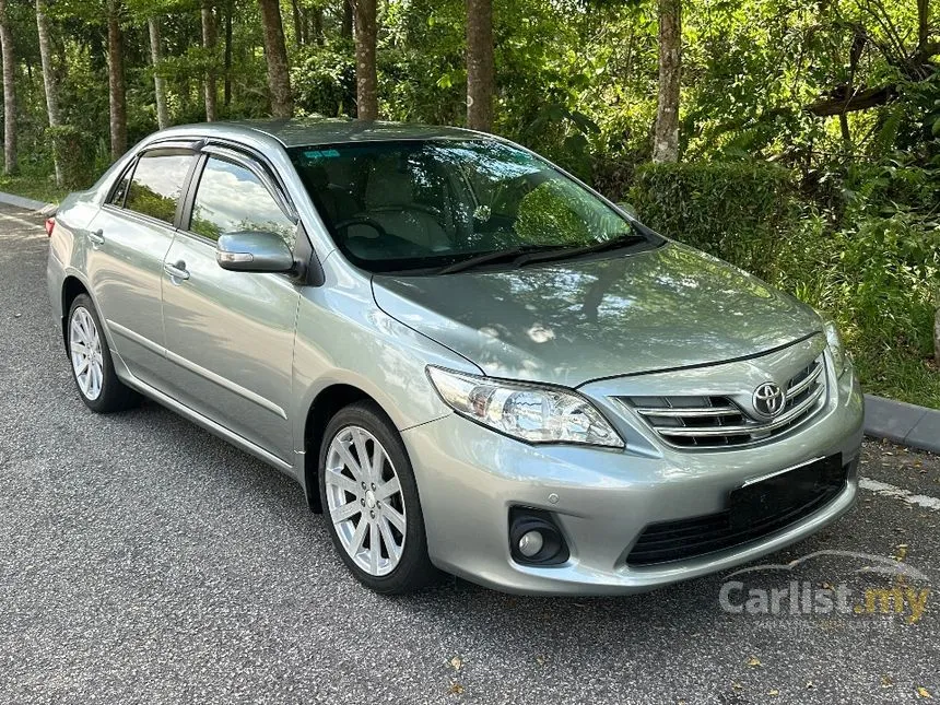 2012 Toyota Corolla Altis E Sedan