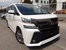2016 Toyota Vellfire 2.5 (A) Golden Eyes Spec FREE 4 YEAR WARRANTY UNREG JAPAN MUST VIEW