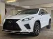Recon Lexus RX300 F SPORT 2020 PanRoof 3LED BSM SURROUND 4CAMERA JPN UNREG