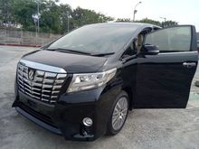 2017 Toyota Alphard 2.5 G Black