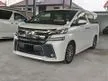Used 2017 Toyota Vellfire 2.5 Z G Edition MPV (NICE CONDITION & CAREFUL OWNER, ACCIDENT FREE)