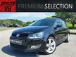 Used ORI 20132014 Volkswagen Polo 1.2 TSI Sport Hatchback (A) CBU SUPERCHARGE FULL SERVICE RECORD BY VOLKSWAGEN FULL PREMIUM LEATHER SEAT ORIGINAL PAINT