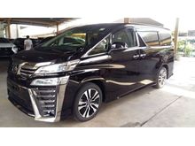 2018 Toyota Vellfire 2.5 Z G Edition MPV SURROND CAMERA 3 LED P/BOOT PRE-CRASH UNREG