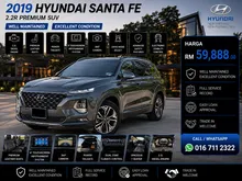 2019 Hyundai Santa Fe 2.2 R Premium SUV Rare Super Cun Condition High High Loan