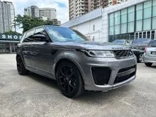 2021 Land Rover Range Rover Sport 5.0 SVR SUV 22K KM Ready Stock