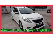 2015 Nissan Almera 1.5 VL Impul High Spec Low Mileage Like New Full Loan