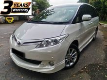 2015 Toyota Estima 2.4 Aeras MPV / 3 YEARS UNLIMITED WARRANTY / PREVIA LOCAL PREMIUM SPEC / 2 POWER DOOR / FULL PREMIUM LEATHER / LIMITED UNIT