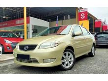 2005 TOYOTA VIOS 1.5 G ONE OWNER ORIGINAL CONDITION LOW MILEAGE