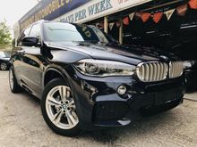 BMW X5 2.0 M-SPORTS WTY 2018,CRYSTAL BLUE IN COLOUR,PANAROMIC ROOF,REVERSE CAMERA,FULL LEATHER SEATS,3 DVD PLAYERS,10 AIR BAGS,ONE DATO OWNER
