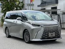 2025 Lexus LM500h Version L 2.4 Turbo 6 Seaters MPV Rare Body Paint Grade 5AA Full Report Provided Fully English System Reserve Yours Today..