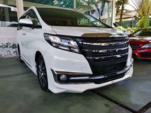 *LAST UNIT* 2016 Toyota Alphard 2.5 G SPEC WITH MODELISTA - UNREG