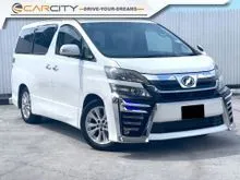 2012 Toyota Vellfire 3.5 ZG MPV VL PILOT SEAT SOUND SYSTEM POWER DOOR & BOOT DUAL ROOF