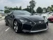 Recon 2021 Lexus LC500 5.0 V8 S Package Coupe Unregistered Facelift Apple Car Play Android Auto 21 Inch Forged Rim Mark Levinson Sound System