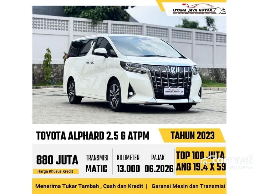 2023 Toyota Alphard G MPV