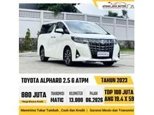2023 Toyota Alphard 2.5 G MPV Matic Putih Mobil Mewah Kondisi Seperti Baru Siap Pakai
