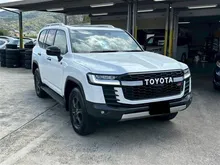 2025 Toyota Land Cruiser 3.4 GR Sport, New Facelift Digital Meter, Black Interior, Rear Monitor, Incoming Unit