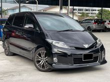2013 Toyota Estima 2.4 MPV FACELIFT MODEL LIMITED BLACK EDITION INTERIOR 7 SEATER HD DVD PLAYER FAMILY WEEKEND CAR LOW MILEAGE