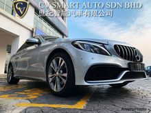2017 Mercedes-Benz C200 2.0 Exclusive Sedan with C63 Bodykit AMG W205 Low & Genuine Mileage Full Service History at MBSM